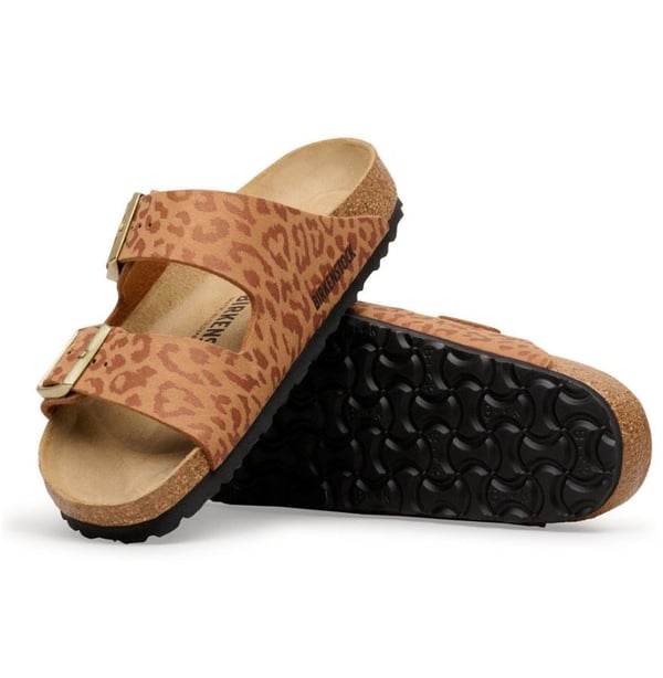 BIRKENSTOCK ARIZONA SYN LEOPARD ÇİFT BANTLI KADIN TERLİK 1031926