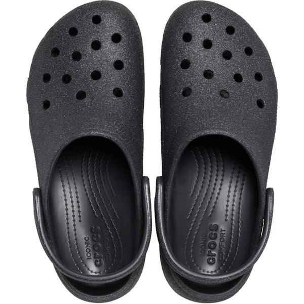 CROCS CLASSIC PLATFORM GLITTER CLOGW SİMLİ KADIN TOPUKLU TERLİK 207241