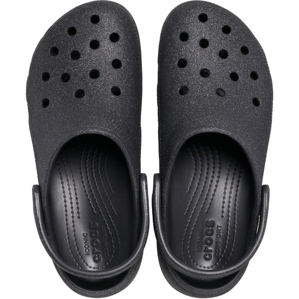 CROCS CLASSIC PLATFORM GLITTER CLOGW SİMLİ KADIN TOPUKLU TERLİK 207241