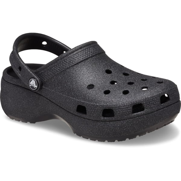 CROCS CLASSIC PLATFORM GLITTER CLOGW SİMLİ KADIN TOPUKLU TERLİK 207241