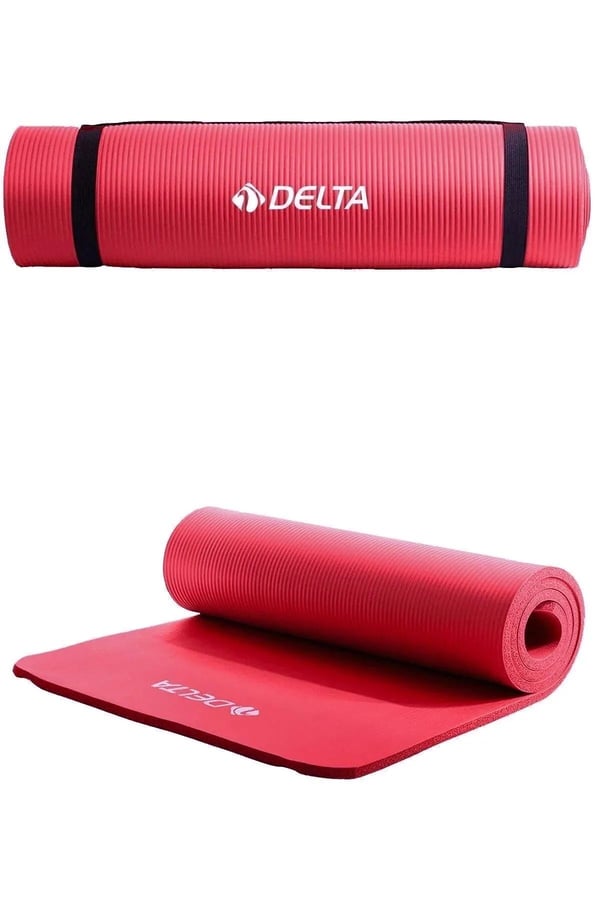 DELTA TNF686 10MM PİLATES MİNDERİ & YOGA MATI - KIRMIZI