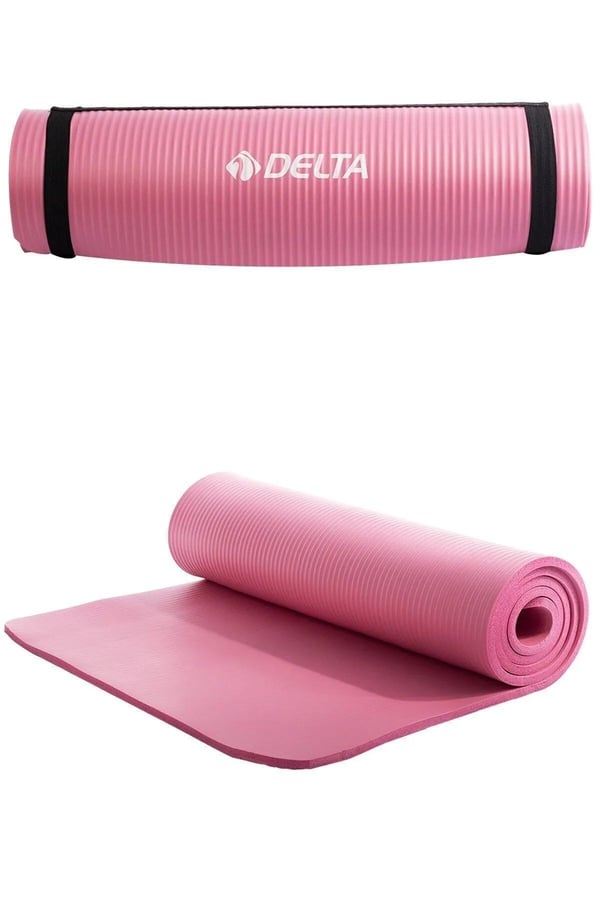 DELTA TNF737 10MM PİLATES MİNDERİ & YOGA MATI - PEMBE