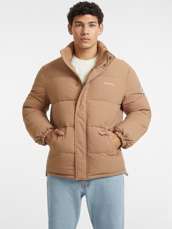 GUESS JEANS REG LENGHT PUFFER ERKEK ŞİŞME MONT M4BL20WGII2