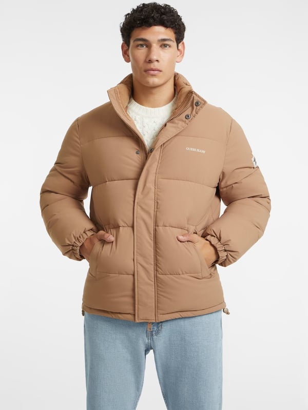 GUESS JEANS REG LENGHT PUFFER ERKEK ŞİŞME MONT M4BL20WGII2