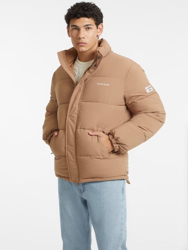 GUESS JEANS REG LENGHT PUFFER ERKEK ŞİŞME MONT M4BL20WGII2