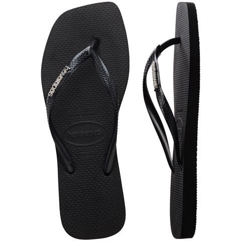 HAVAİANAS SQUARE LOGO METALLIC KADIN PARMAK ARASI TERLİK 4148257