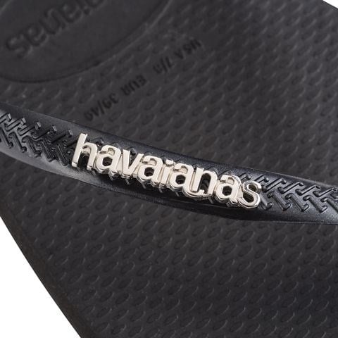 HAVAİANAS SQUARE LOGO METALLIC KADIN PARMAK ARASI TERLİK 4148257