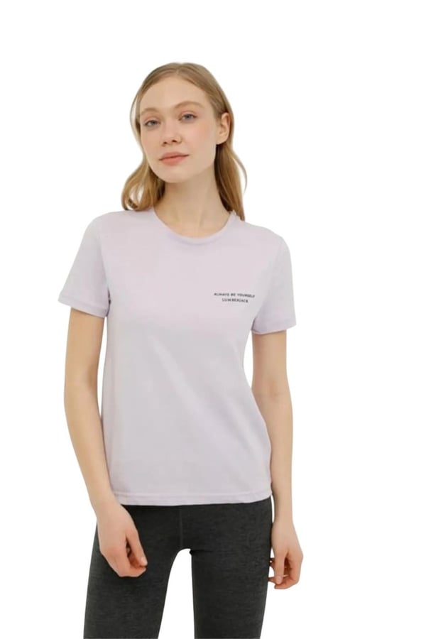 LUMBERJACK 4M WB V NECK 11CT126 4FX KADIN TİŞÖRT 101503847