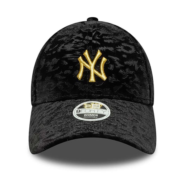 NEW ERA WMNS LEO VELOUR 9FORTY NEYYAN SİYAH GOLD KADIN ŞAPKA 60758950