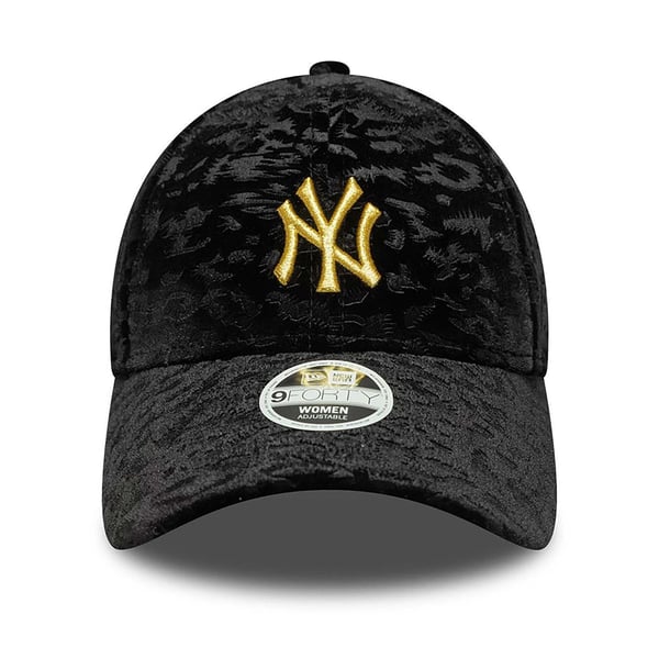NEW ERA WMNS LEO VELOUR 9FORTY NEYYAN SİYAH GOLD KADIN ŞAPKA 60758950