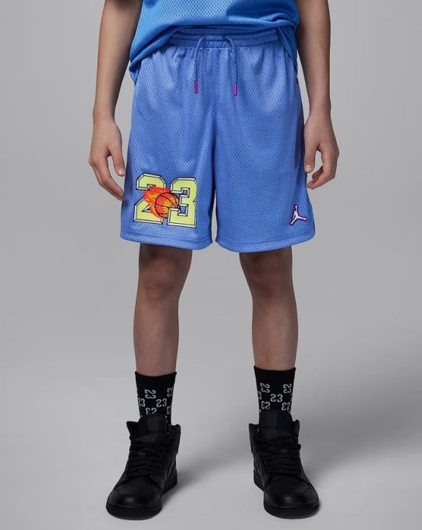 NIKE JORDAN AİR FLAME ROYAL MAVİ ERKEK ÇOCUK ŞORT 95D944