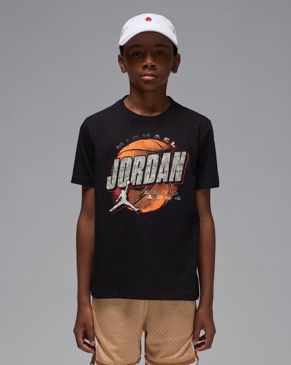 NIKE JORDAN JDB DISTRESSED CHROME ERKEK ÇOCUK TİŞÖRT 95F315