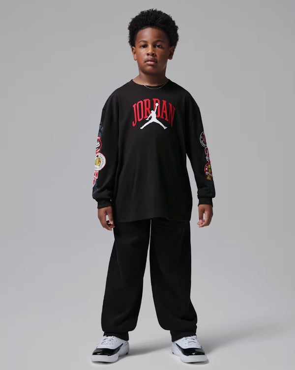 NIKE JORDAN JDB I23 HIGHWAY ARCH LS TEE ERKEK ÇOCUK SWEATSHİRT