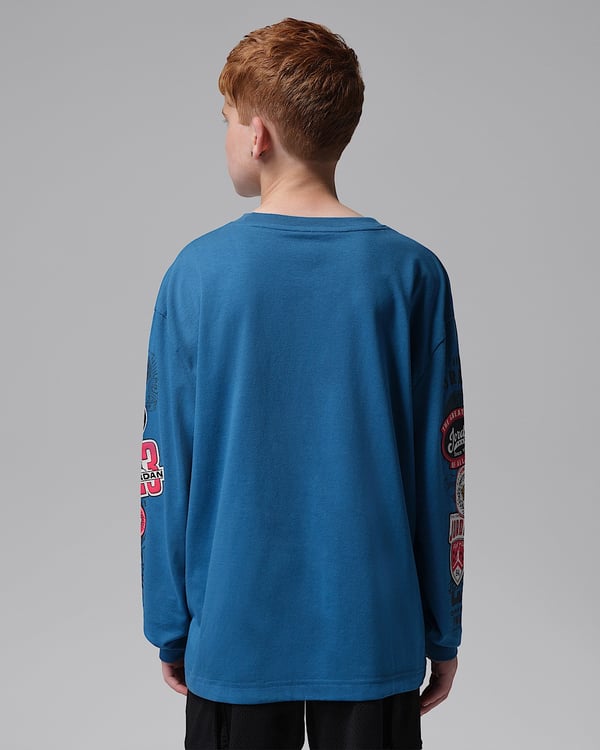 NIKE JORDAN JDB I23 HIGHWAY ARCH LS TEE ERKEK ÇOCUK SWEATSHİRT