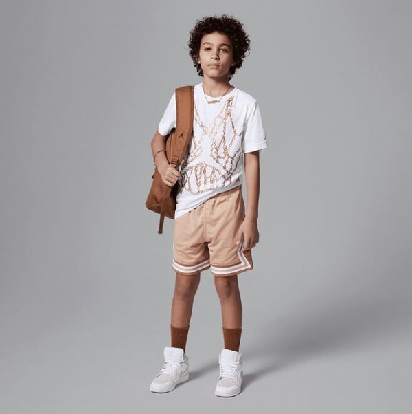 NIKE JORDAN JDB MJ BRAND JM CHAIN SS CREW ERKEK ÇOCUK TİŞÖRT