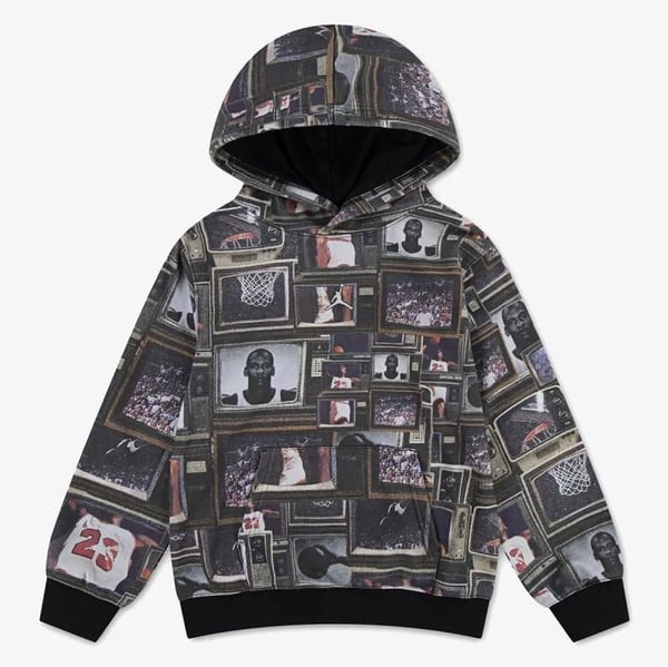 NIKE JORDAN JDB MJ BRKLYN AOP FT PO ERKEK ÇOCUK SWEATSHİRT 95F092