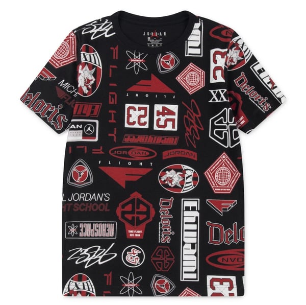 NIKE JORDAN JDB MJ ESS AOP SS TEE ERKEK ÇOCUK TİŞÖRT