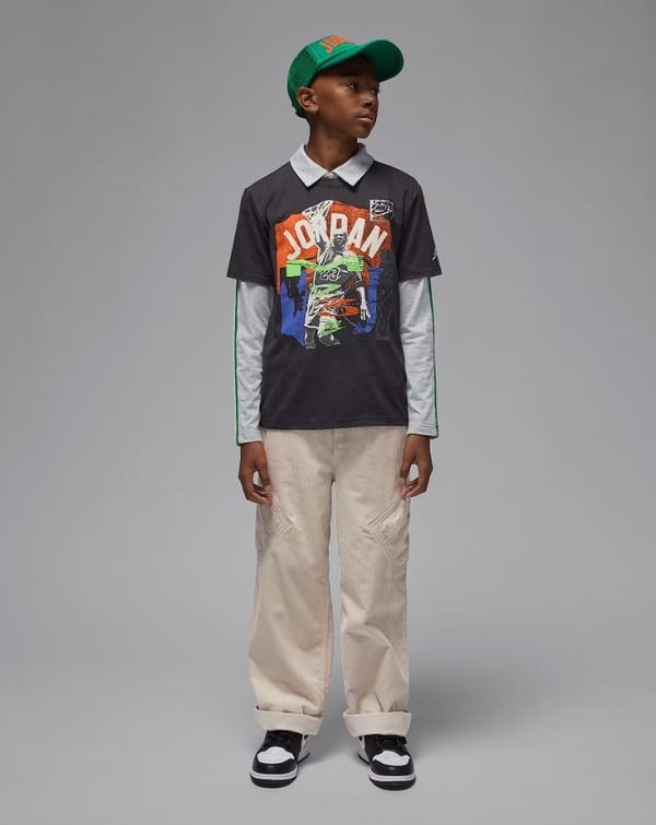 NIKE JORDAN JDB MJ THROWBACK SLAM SS TEE ERKEK ÇOCUK TİŞÖRT  95F225