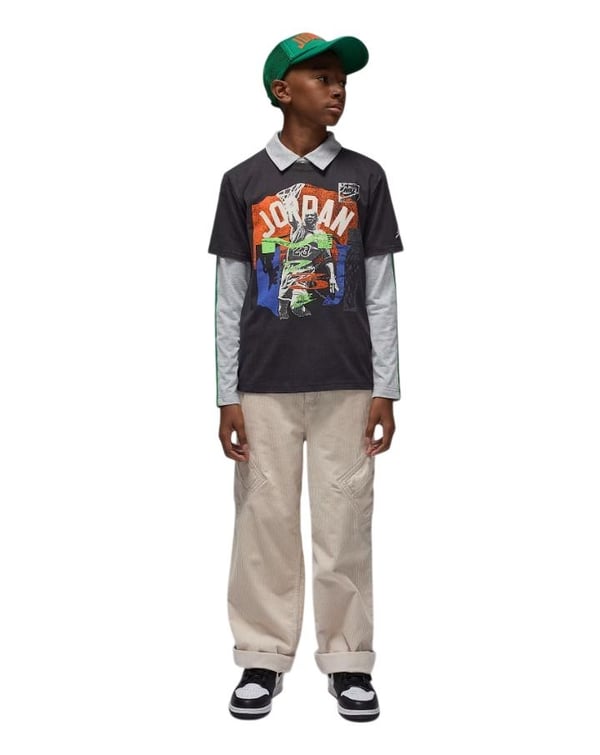 NIKE JORDAN JDB MJ THROWBACK SLAM SS TEE ERKEK ÇOCUK TİŞÖRT  95F225