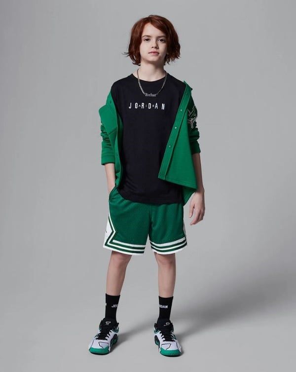 NIKE JORDAN JDB MJ WORDMARK EMB CREW ERKEK ÇOCUK TİŞÖRT 95D634