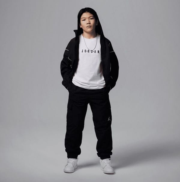 NIKE JORDAN JDB MJ WORDMARK EMB CREW ERKEK ÇOCUK TİŞÖRT 95D634