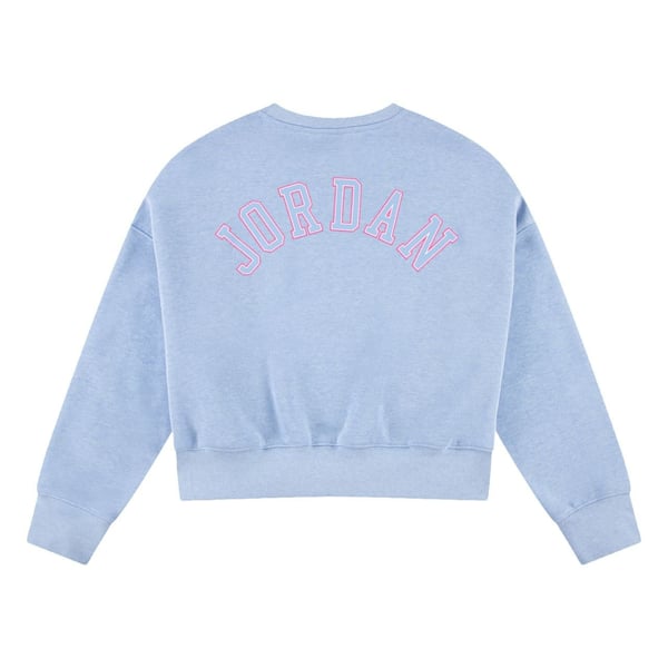 NIKE JORDAN JDG BLUE JEANS & BLING FLC CRE KIZ ÇOCUK SWEATSHİRT 45F195