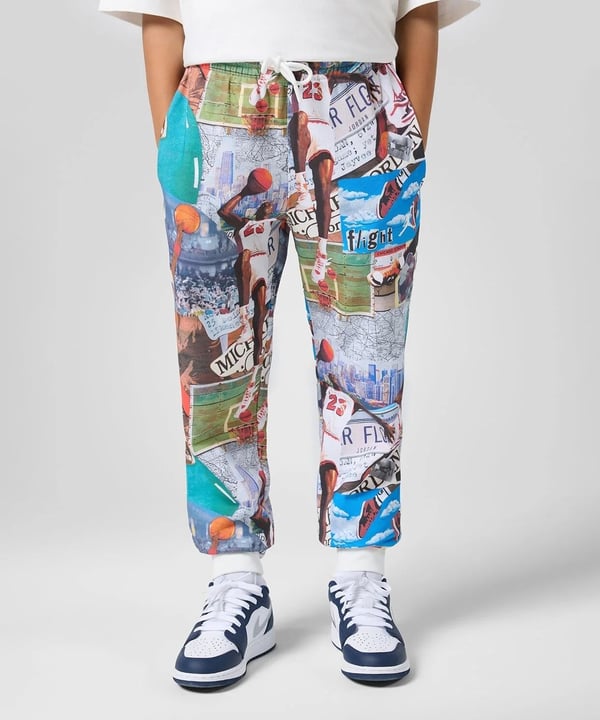 NIKE JORDAN MJ BRKLYN FT AOP PANT ERKEK ÇOCUK EŞOFMAN ALTI