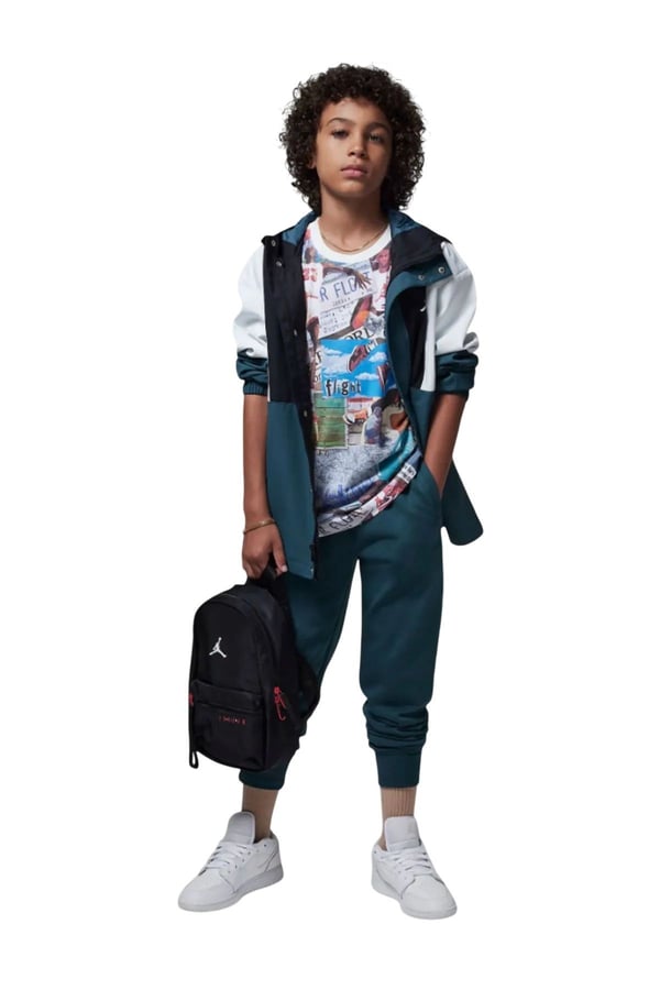 NIKE JORDAN MJ BROOKLYN COLLAGE AOP SS ERKEK ÇOCUK TİŞÖRT