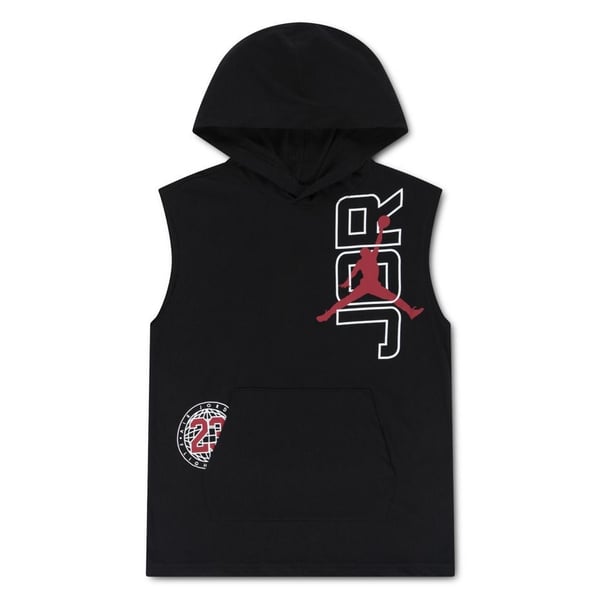 NIKE JORDAN MJ TOP ERKEK ÇOCUK KOLSUZ KAPÜŞONLU İNCE PAMUKLU YELEK 95F877
