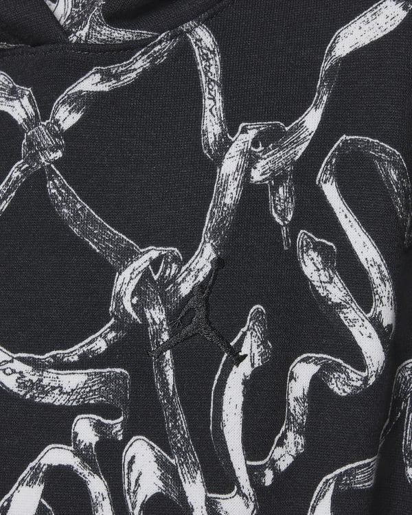 NIKE JORDAN WJ BRKLN LN FLC AOP PO HOODIE KIZ ÇOCUK SWEATSHIRT