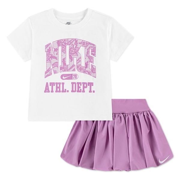 NIKE LACE IT UP SCOOTER SET KIZ ÇOCUK TİŞÖRT-TAYTLI ETEK TAKIM 36N640