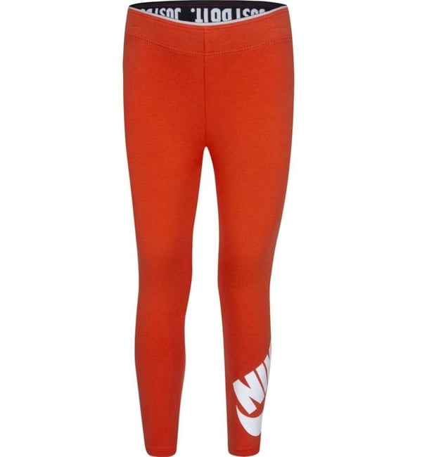 NIKE LEG A SEE LEGGING SİYAH PAMUKLU KIZ ÇOCUK TAYT