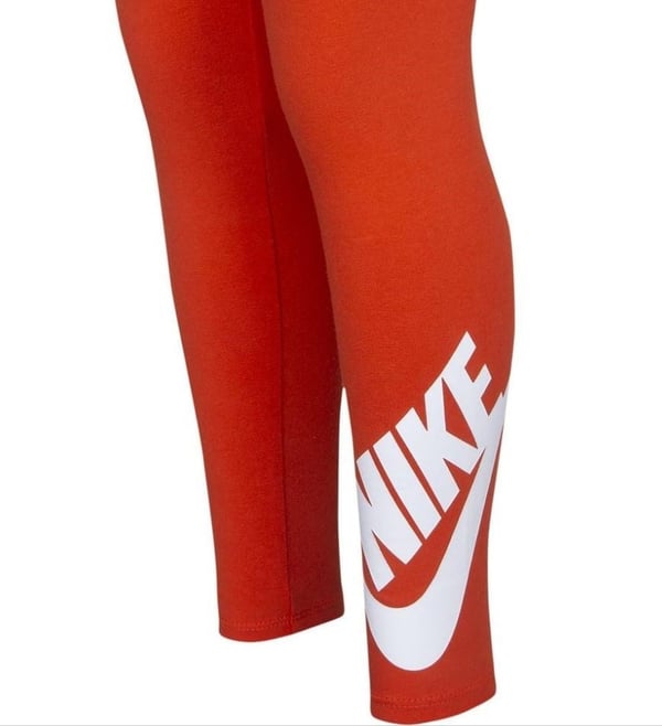 NIKE LEG A SEE LEGGING SİYAH PAMUKLU KIZ ÇOCUK TAYT