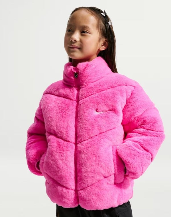 NIKE QUILTED FAUX FUR JKT KIZ ÇOCUK MONT