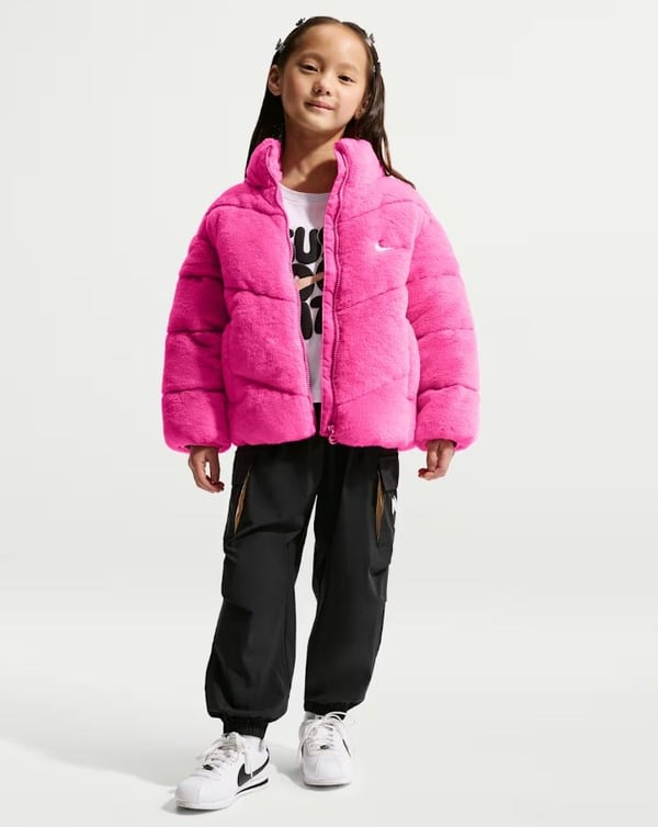 NIKE QUILTED FAUX FUR JKT KIZ ÇOCUK MONT