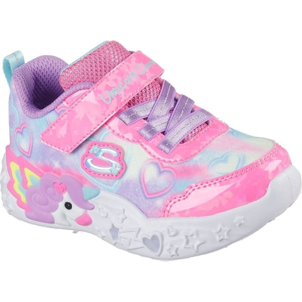 SKECHERS UNICORN CHARMER LIL HEART SPARKLES IŞIKLI BEBEK SPOR AYAKKABI 303064N