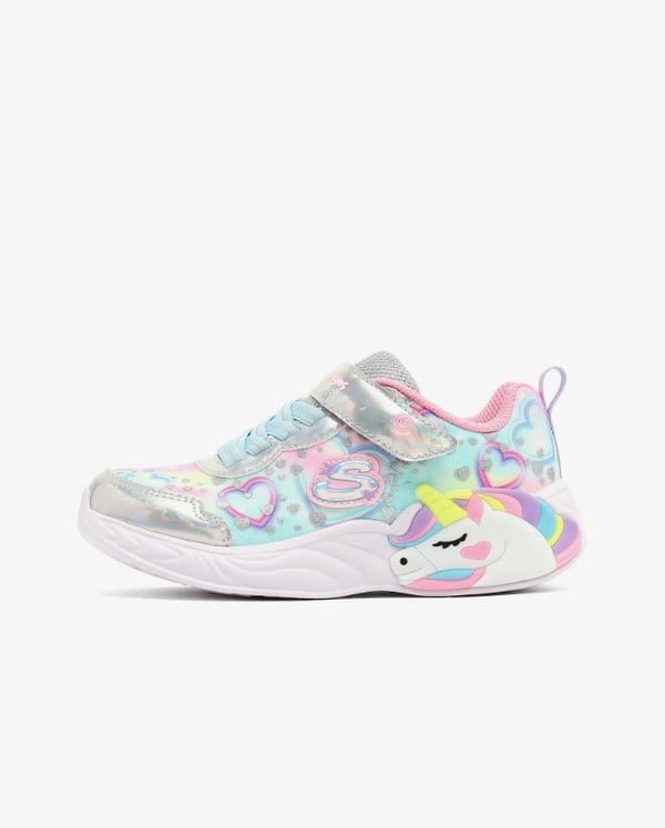 SKECHERS UNICORN DREAMS HEART SPARKLES IŞIKLI KIZ ÇOCUK SPOR AYAKKABI 303063L