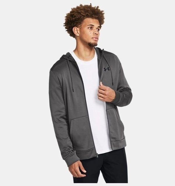 UA ARMOUR FLEECE FZ HOODİE ERKEK CEKET 1373357