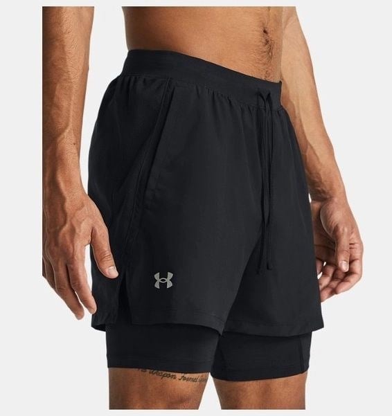 UA LAUNCH 5'' 2-IN-1 SHORTS ERKEK TAYTLI ŞORT 1382640