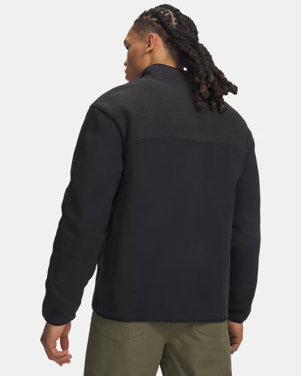 UA M CGI BASECAMP HZ FLEECE ERKEK YARIM FERMUARLI SWEATSHIRT 6013489