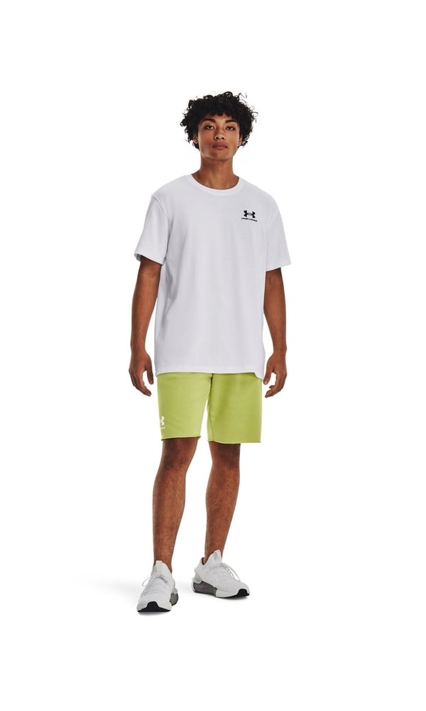 UA M LOGO EMB HEAVYWEIGHT SS ERKEK TİŞÖRT 1373997