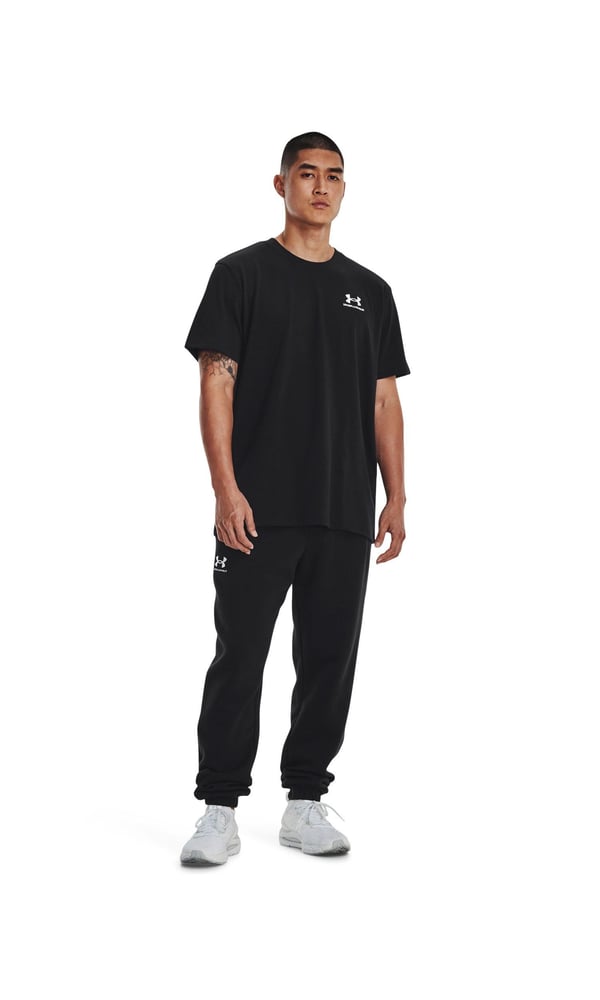 UA M LOGO EMB HEAVYWEIGHT SS ERKEK TİŞÖRT 1373997