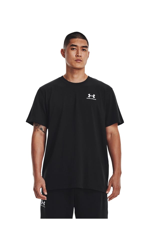 UA M LOGO EMB HEAVYWEIGHT SS ERKEK TİŞÖRT 1373997