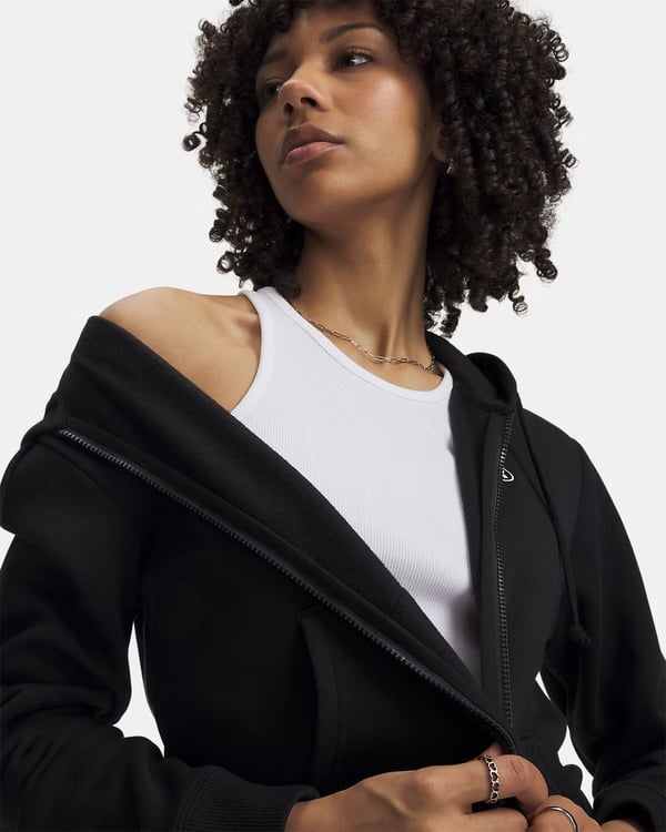 UA RIVAL FLEECE FZ KADIN KAPÜŞONLU CEKET 6016556