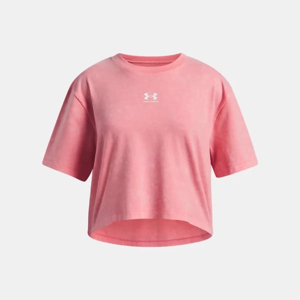 UA RIVAL WASH SS KIZ ÇOCUK CROP KISA TİŞÖRT 6011673