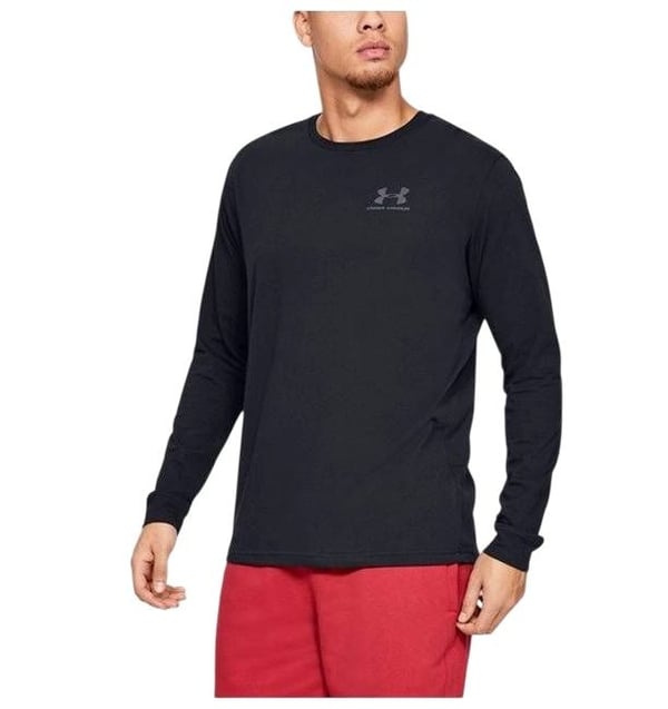 UA SPORTSTYLE LEFT CHEST LS ERKEK SWEATSHIRT 1329585