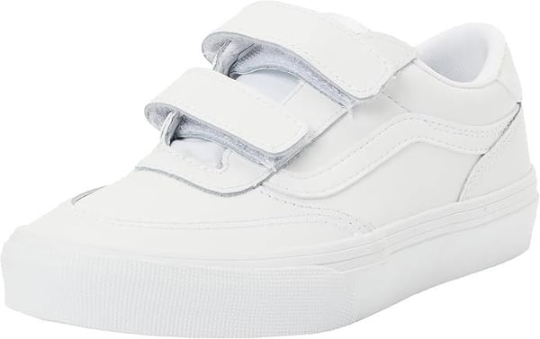 VANS BROOKLYN LS V BEYAZ DERİ ÇOCUK SPOR AYAKKABI VN000EKGWWW1