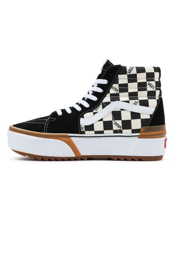 VANS CHECKERBOARD SK8-HI STACKED KADIN SNEAKER VN0A4BTWVLV1
