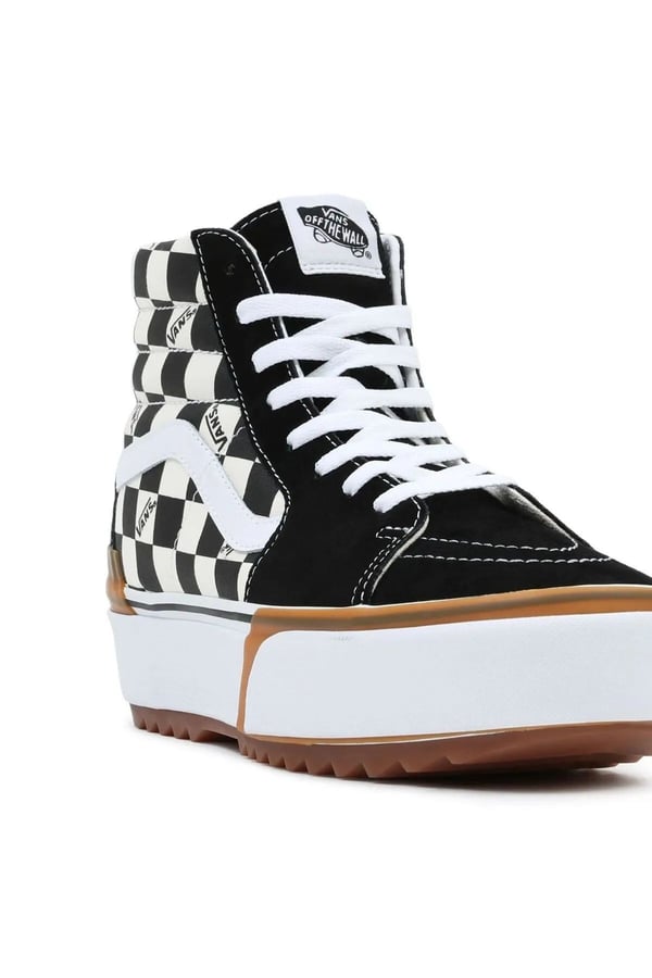 VANS CHECKERBOARD SK8-HI STACKED KADIN SNEAKER VN0A4BTWVLV1