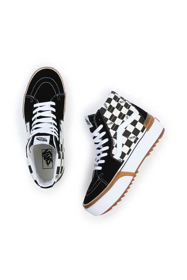 VANS CHECKERBOARD SK8-HI STACKED KADIN SNEAKER VN0A4BTWVLV1